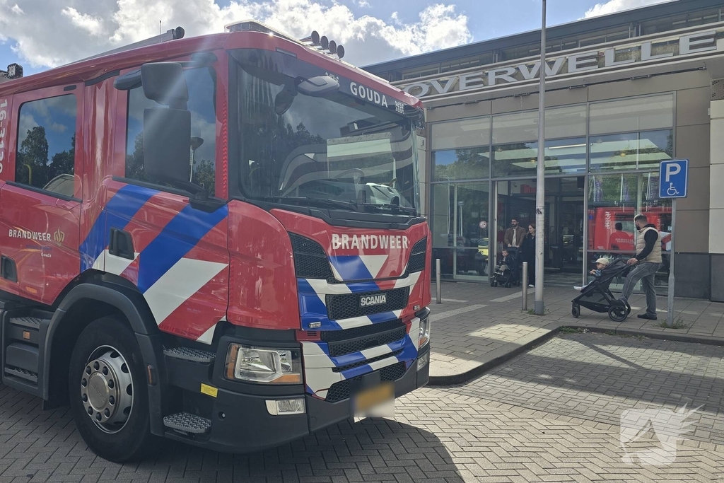 Alarm in winkelcentrum zorgt voor inzet brandweer