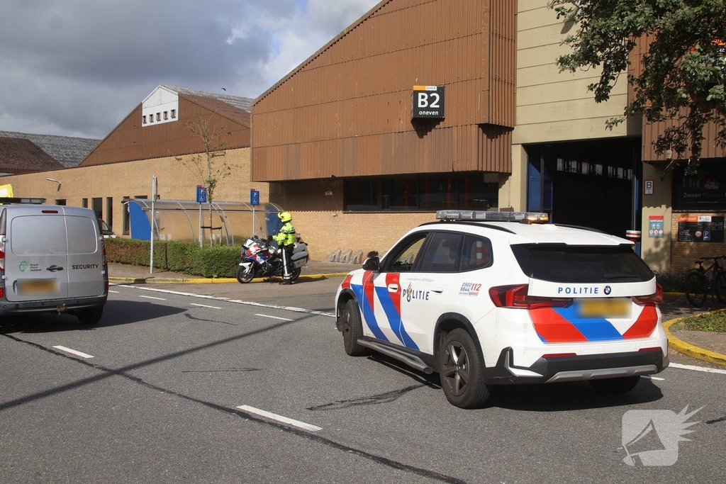 Motorrijder aangereden door vrachtwagen