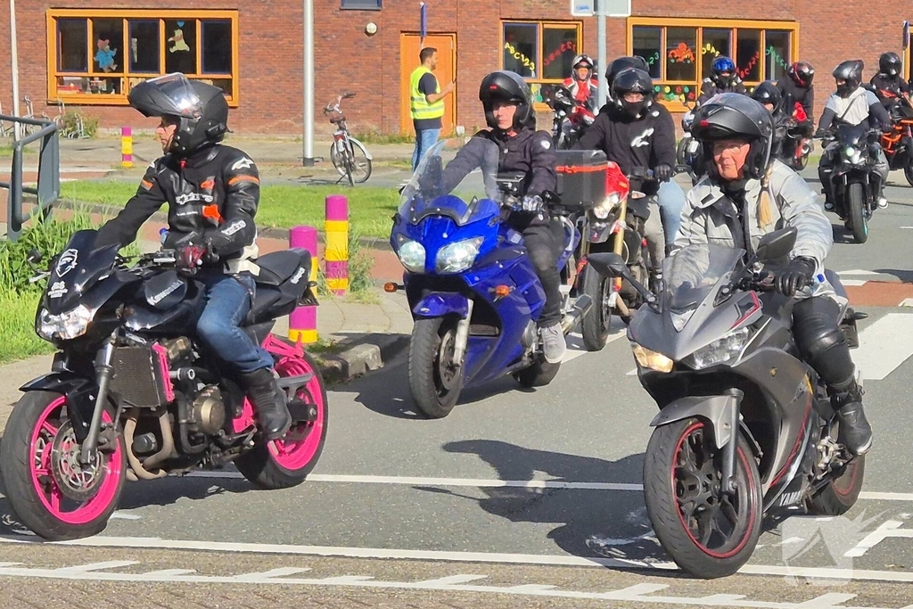 Meer dan 300 motoren geven ernstig ziek kind een glimlach