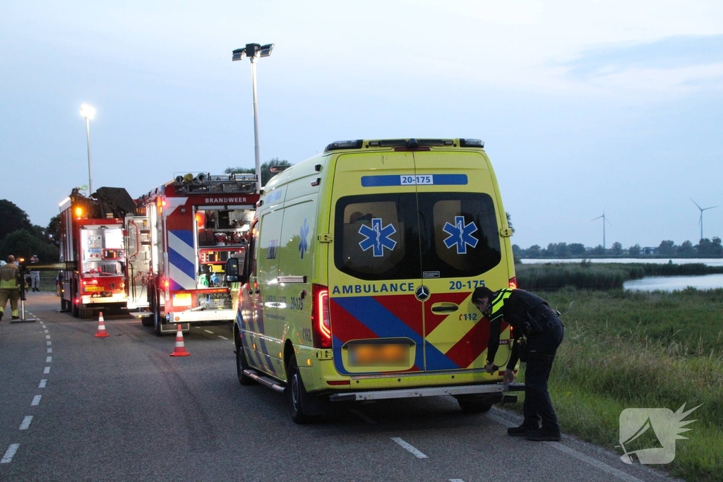 Zwaar ongeval met bestuurder die uit bocht vloog