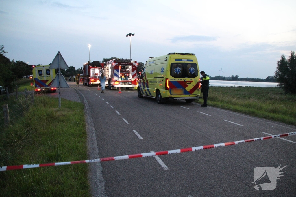 Zwaar ongeval met bestuurder die uit bocht vloog