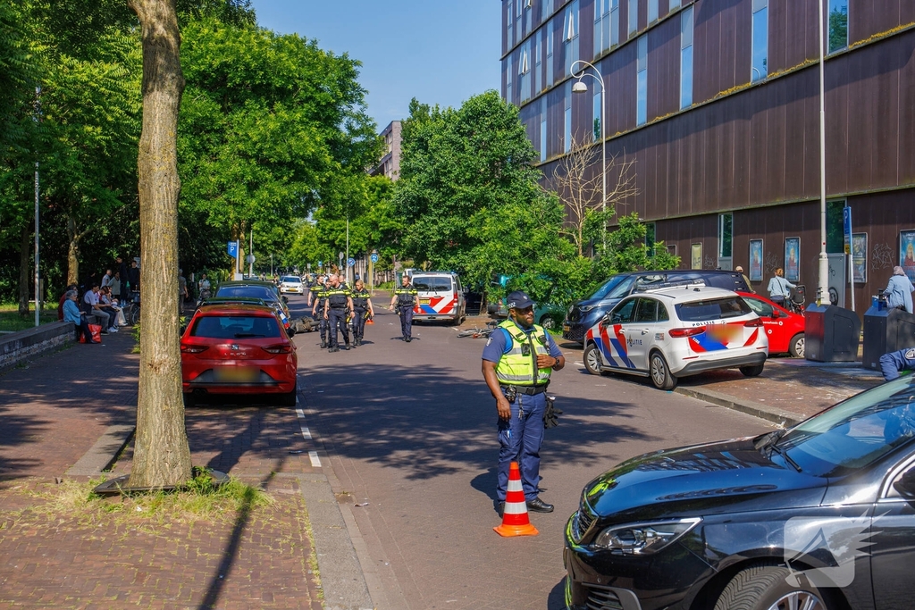 Fietser gewond bij aanrijding met motorscooter