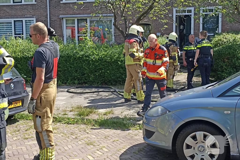 Hulpdiensten ingeschakeld bij brand in woning