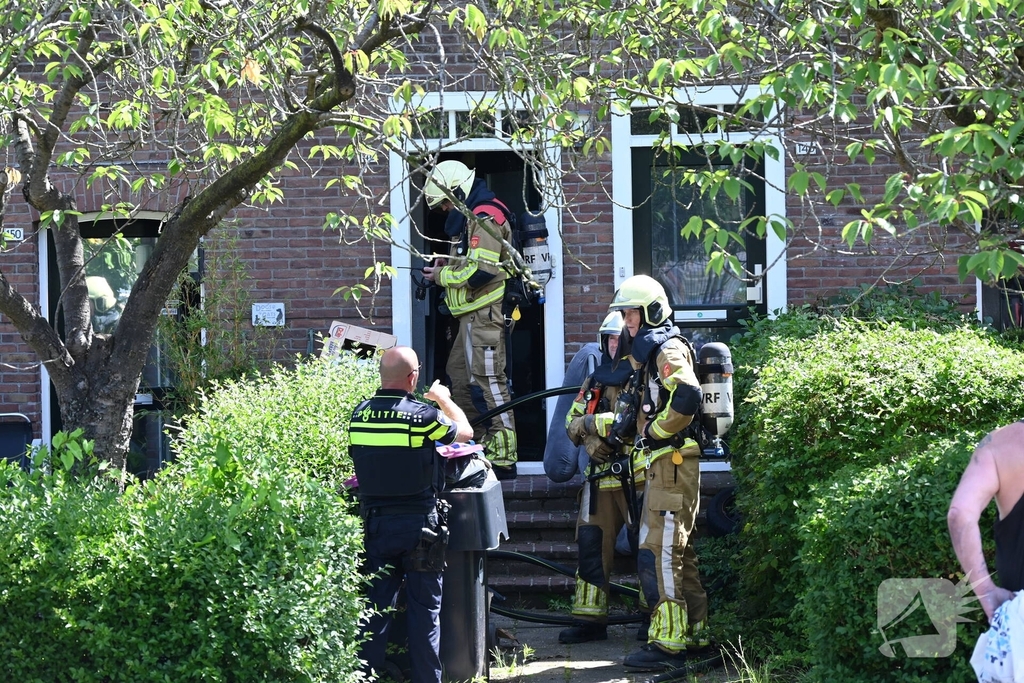 Hulpdiensten ingeschakeld bij brand in woning