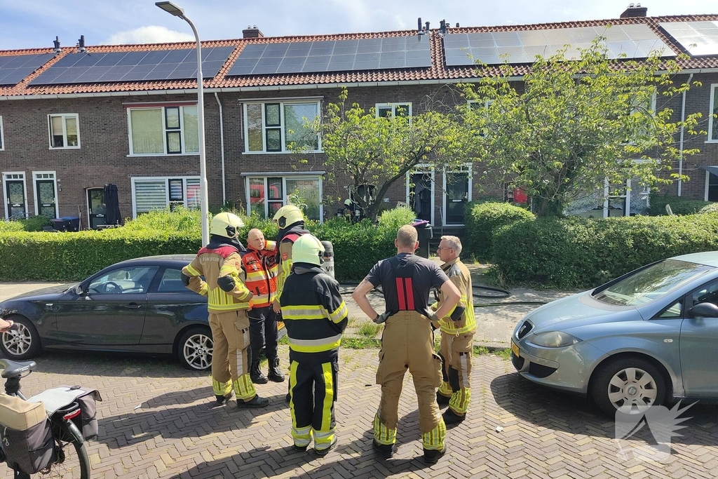 Hulpdiensten ingeschakeld bij brand in woning