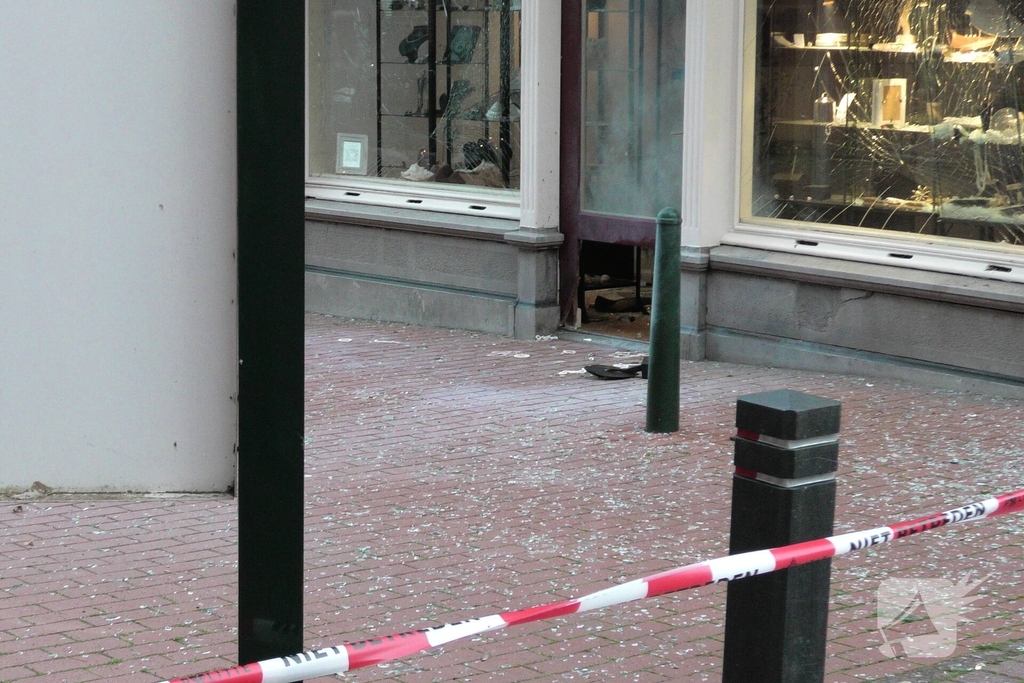Flinke schade na explosie bij juwelier