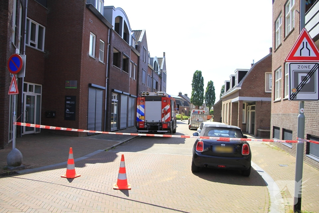 Gasleiding geraakt tijdens graafwerkzaamheden