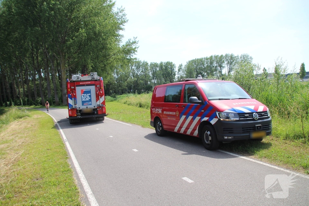 Scootmobiel aangetroffen in sloot tijdens zoekactie