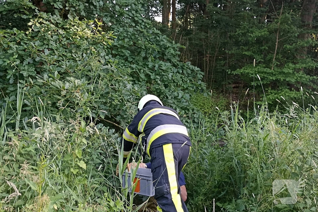 Brandweer ingezet voor brandende takken