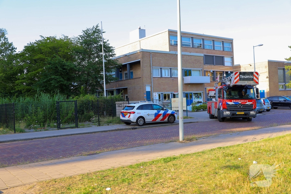 Evacuatie bij asielzoekerscentrum wegens brand