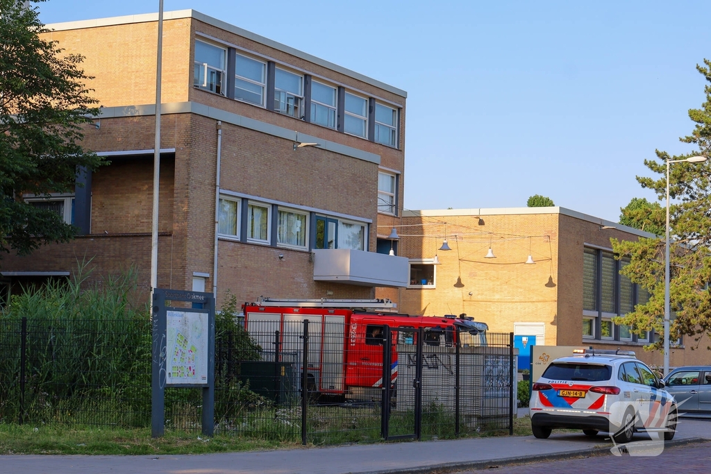 Evacuatie bij asielzoekerscentrum wegens brand
