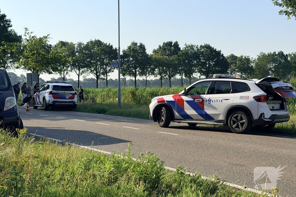 Fietster raakt ernstig gewond bij aanrijding met auto