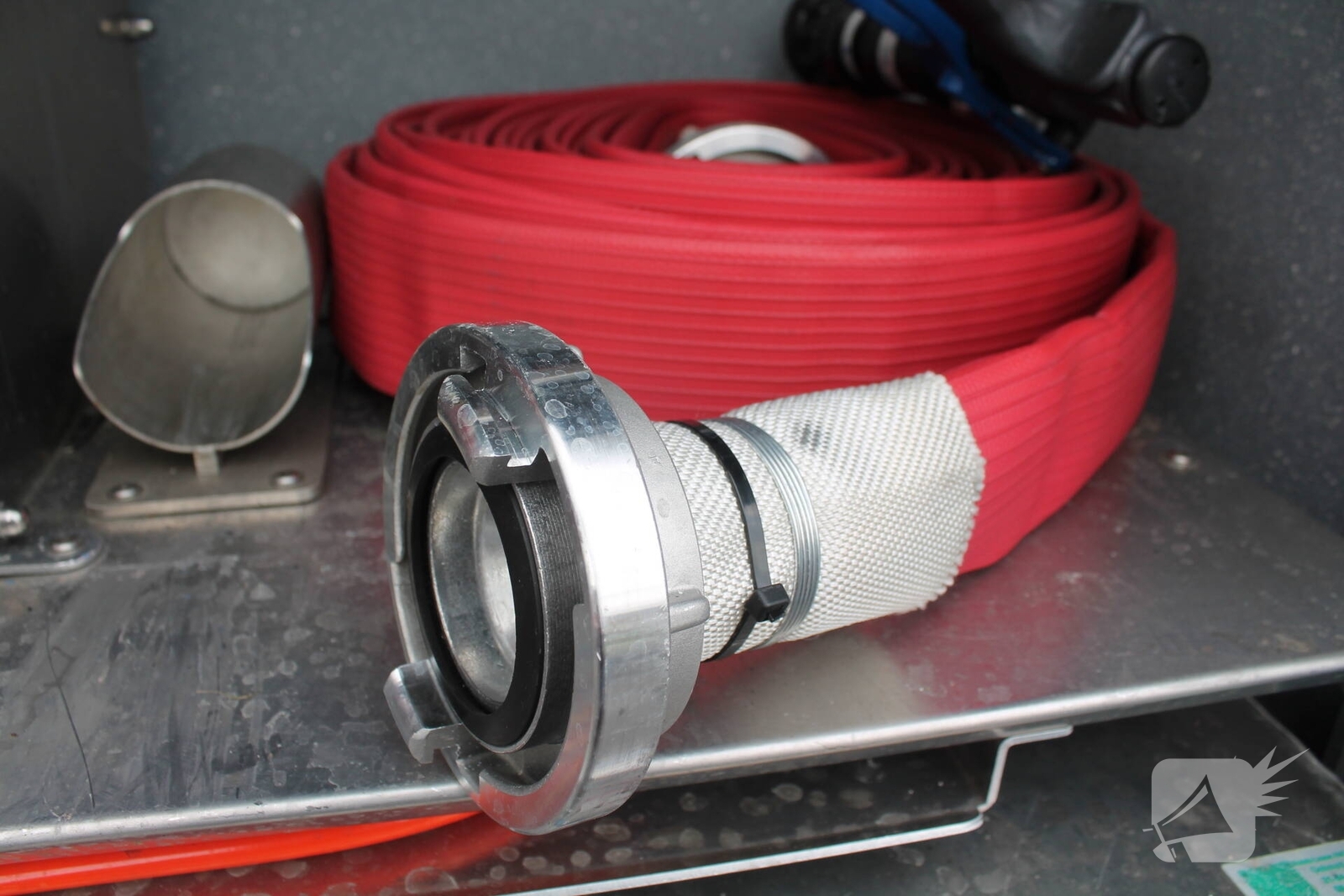 Brand op terrein van basisschool, Toereppel in Enkhuizen