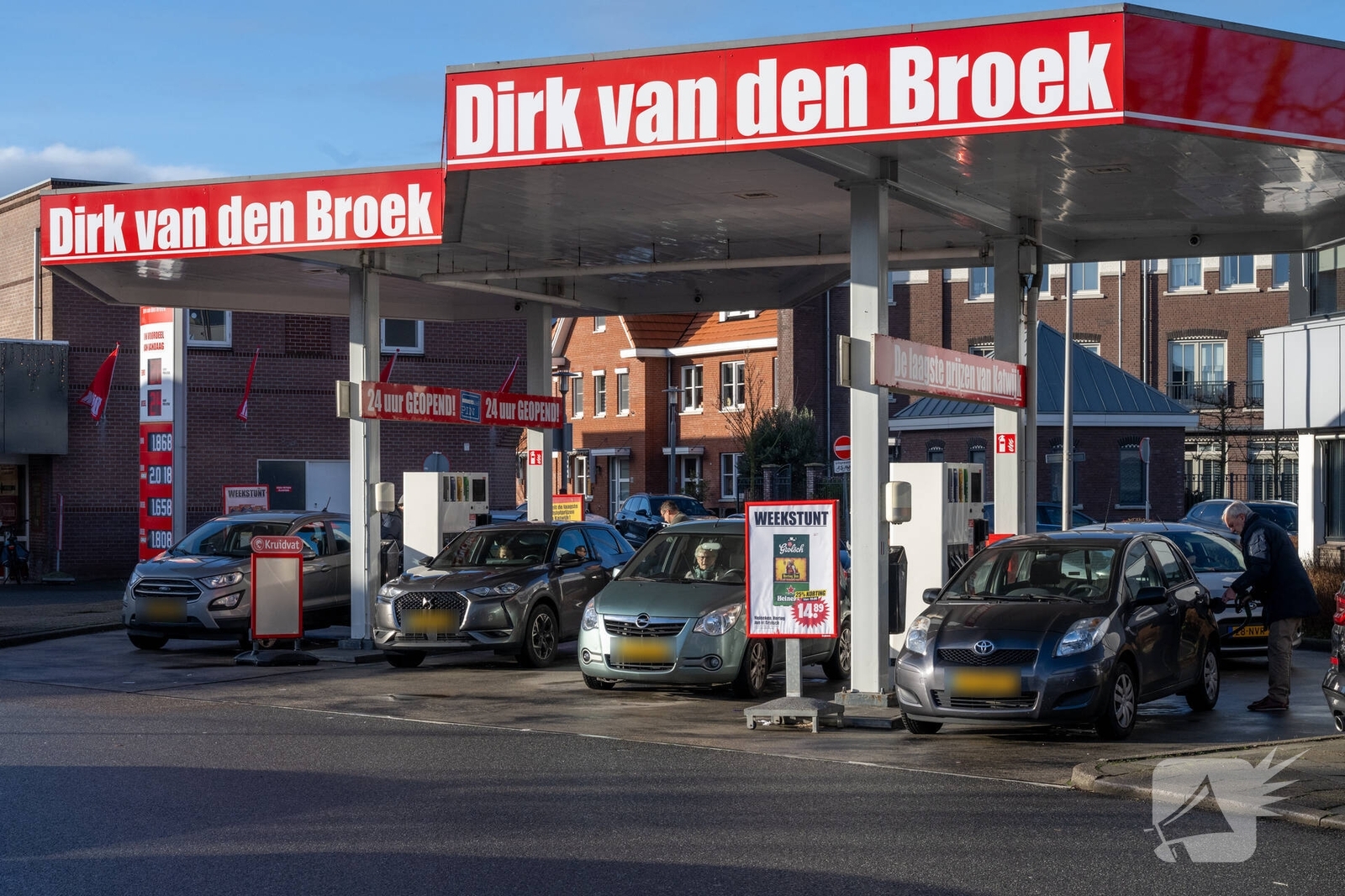 Drukte bij tankstation door accijnsverhoging
