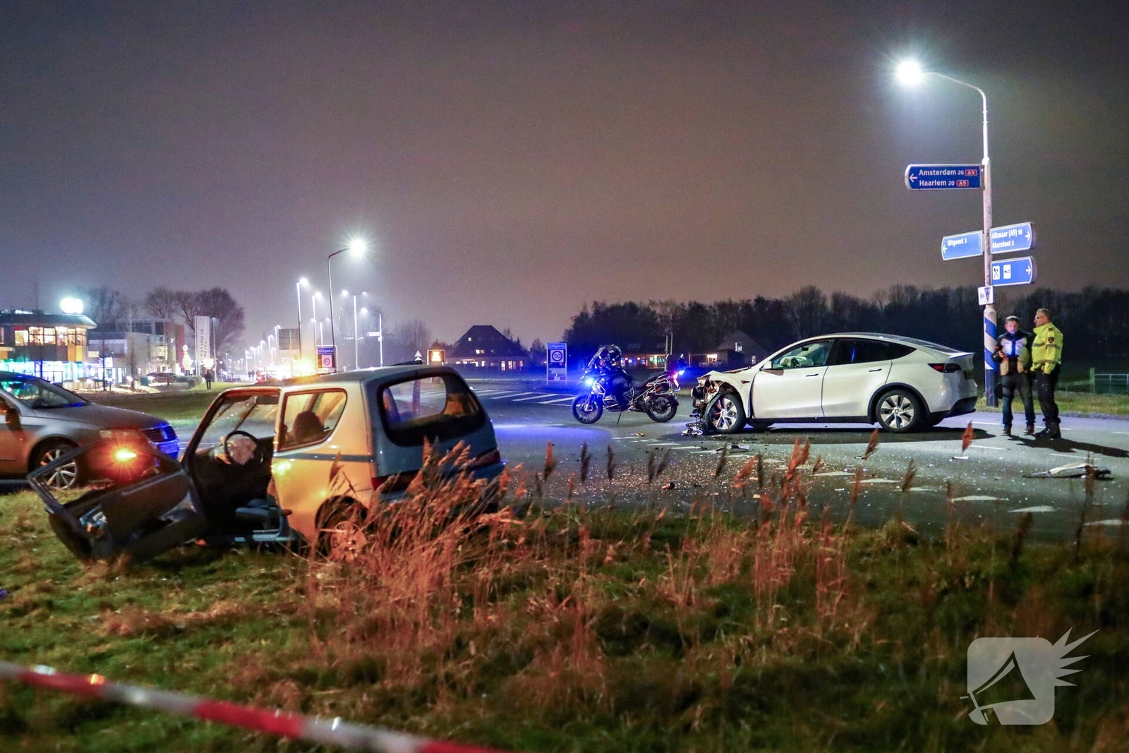 Traumaheli ingezet na ernstig ongeval, Rijksweg A9 L 61,8 C - Akersloot 11 in Uitgeest