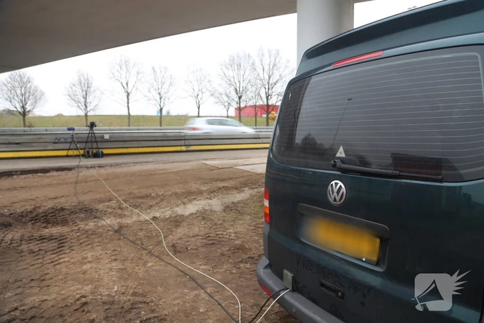 Snelheidscontrole bij wegwerkzaamheden