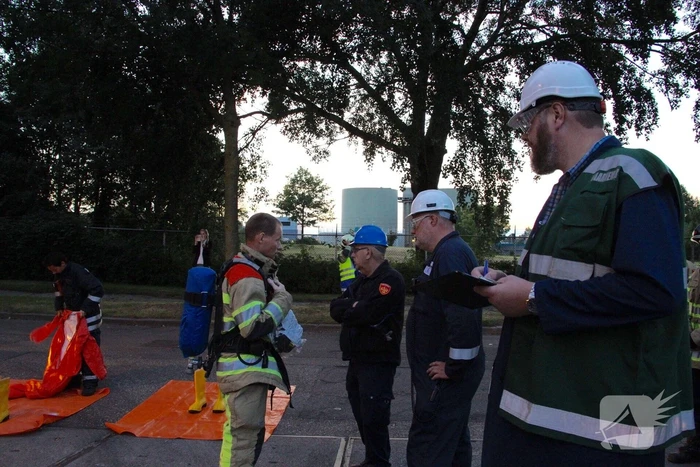 Grote oefening met gevaarlijke stoffen