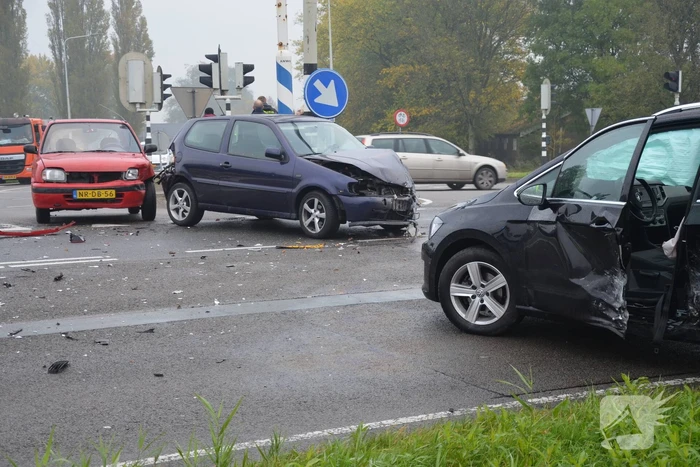 Drie auto's betrokken bij ongeval