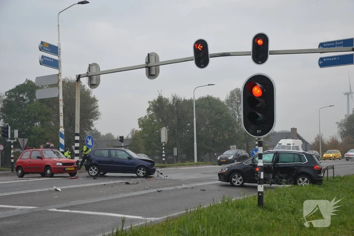 Drie auto's betrokken bij ongeval