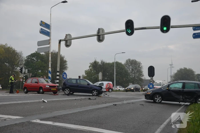 Drie auto's betrokken bij ongeval
