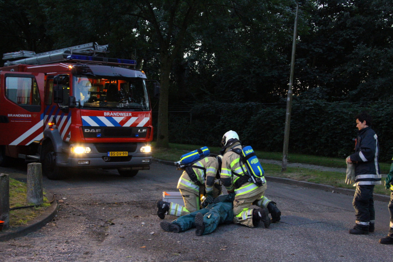 Grote oefening met gevaarlijke stoffen