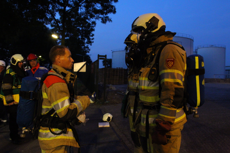Grote oefening met gevaarlijke stoffen