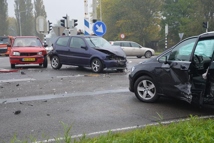 Drie auto's betrokken bij ongeval