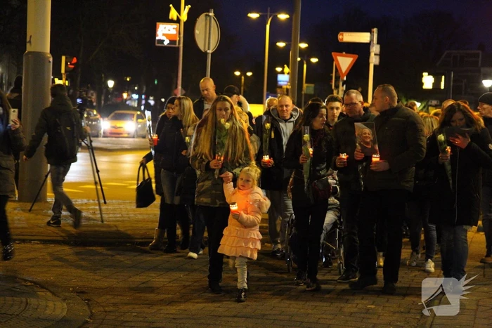 Stille tocht voor overleden arrestant Bertus de Man