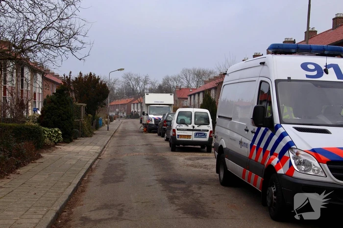 Forensisch onderzoek na brandstichting bij woning