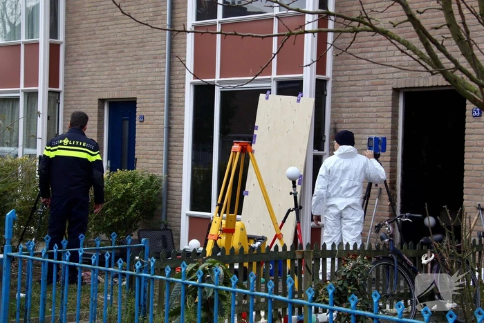 Forensisch onderzoek na brandstichting bij woning