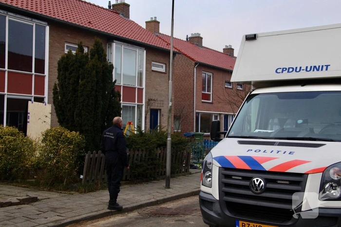 Forensisch onderzoek na brandstichting bij woning