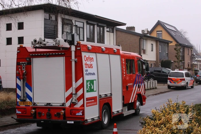 Straat afgesloten na gaslekkage in woning