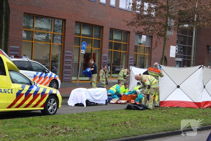 Ernstige aanrijding tussen auto en fietser