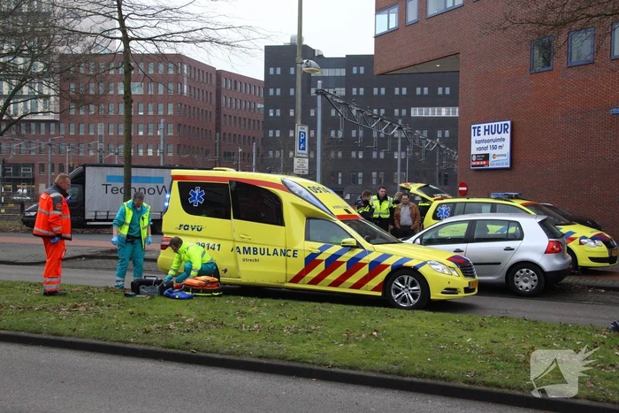 Ernstige aanrijding tussen auto en fietser