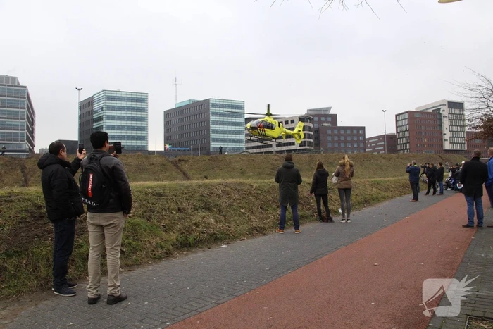 Ernstige aanrijding tussen auto en fietser