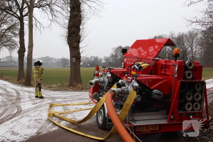 Brand in woonboerderij