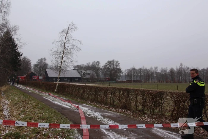 Brand in woonboerderij