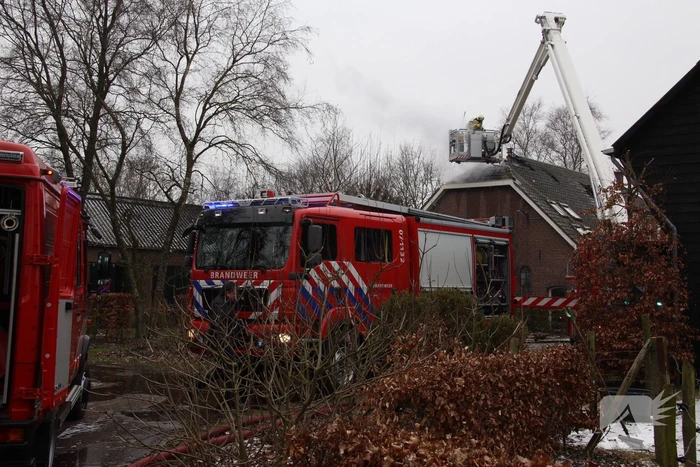 Brand in woonboerderij