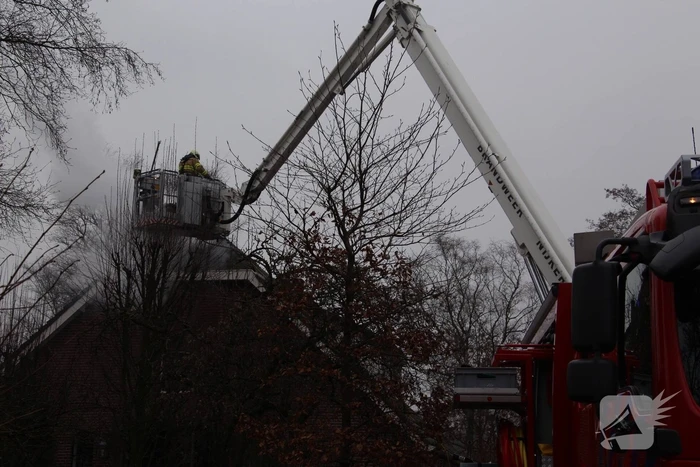 Brand in woonboerderij