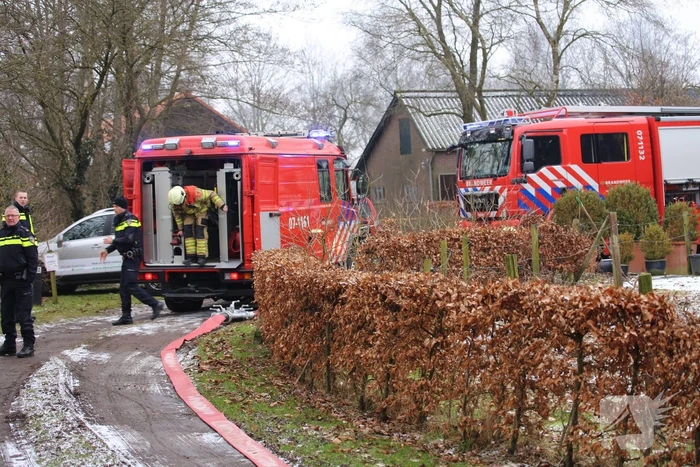 Brand in woonboerderij