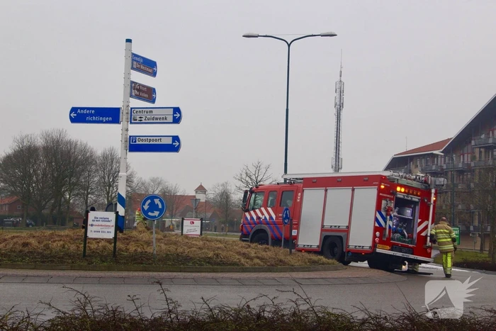 Vergeten tankdop zorgt voor vervuild wegdek