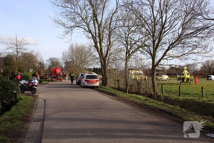 Explosie in schuur, 1 persoon gewond