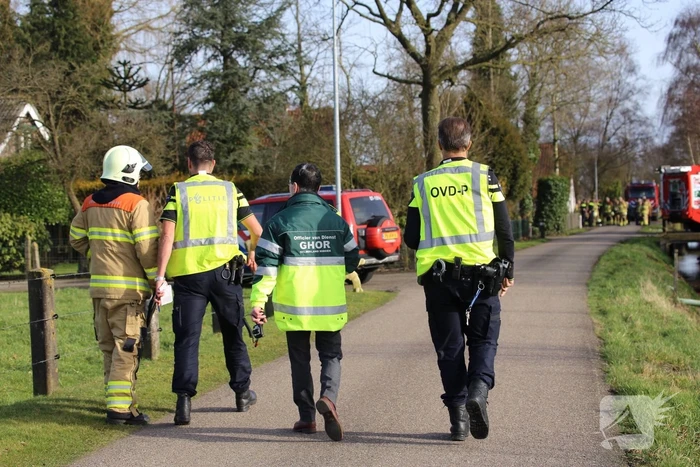 Explosie in schuur, 1 persoon gewond