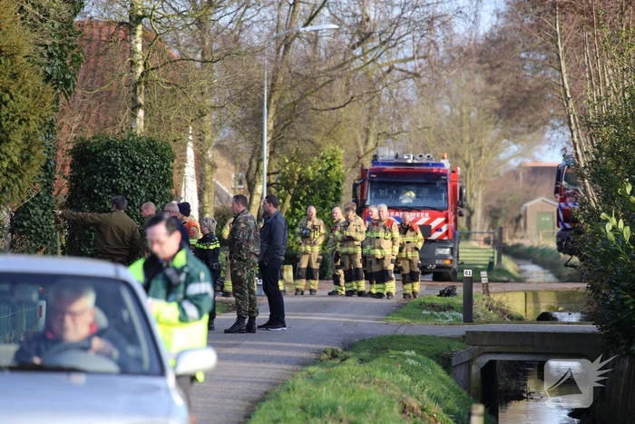Explosie in schuur, 1 persoon gewond