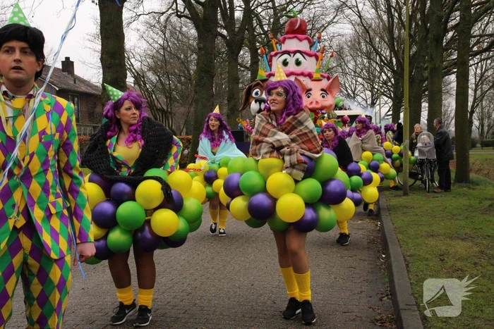 Drukke gezelligheid bij 41e carnavalsoptocht