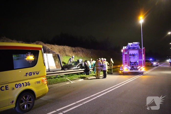 Twee gewonden na eenzijdig ongeval