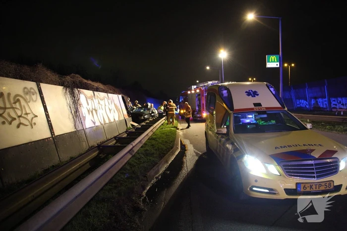 Twee gewonden na eenzijdig ongeval