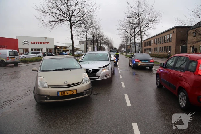 Veel schade na aanrijding