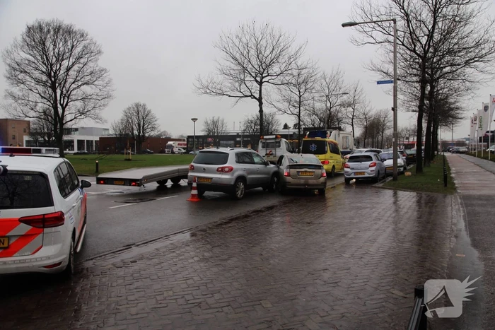Veel schade na aanrijding