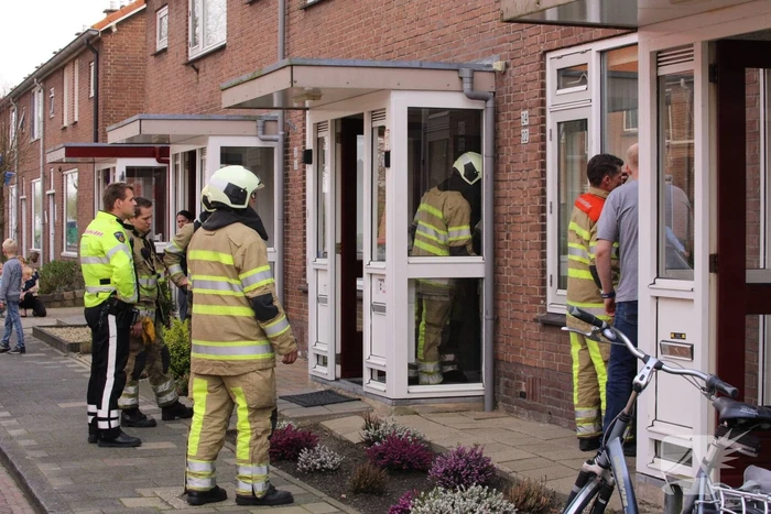 Bewoner vergeet pannetje van het vuur te halen